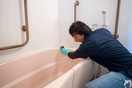 お掃除が大変なお風呂もここサポにお任せください